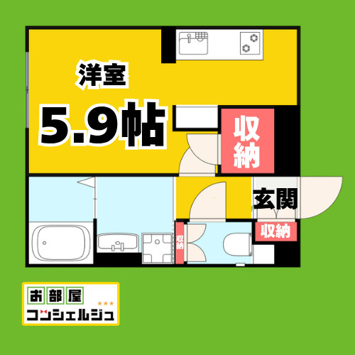 WELL COURT TENMAの間取り