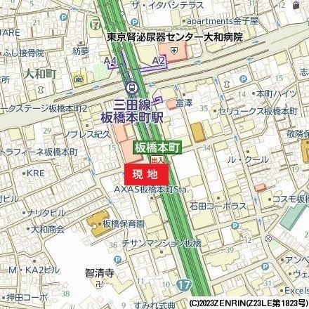 【地図】板橋本町ステーションレジデンス 
