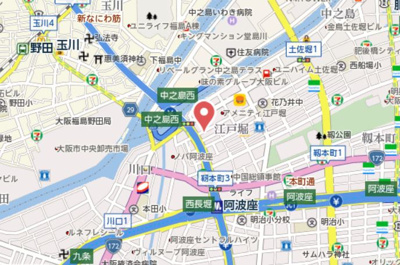 【地図】 | ラクラス江戸堀