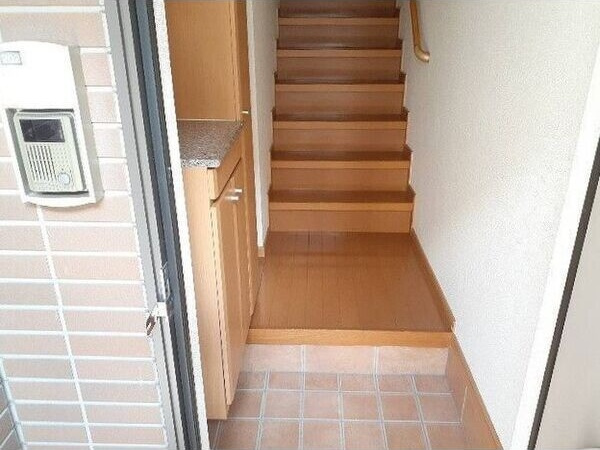 パークあおなみⅡの玄関