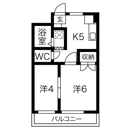 【間取り】 | コーポ川原