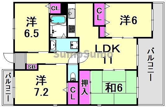 エスタブレの間取り