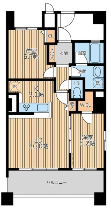 リーフコンフォート新小岩の間取り