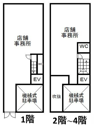 豊中市箕輪３丁目貸ビルの間取り