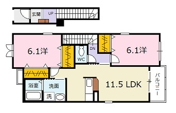 ブリーゼ・Ｆの間取り