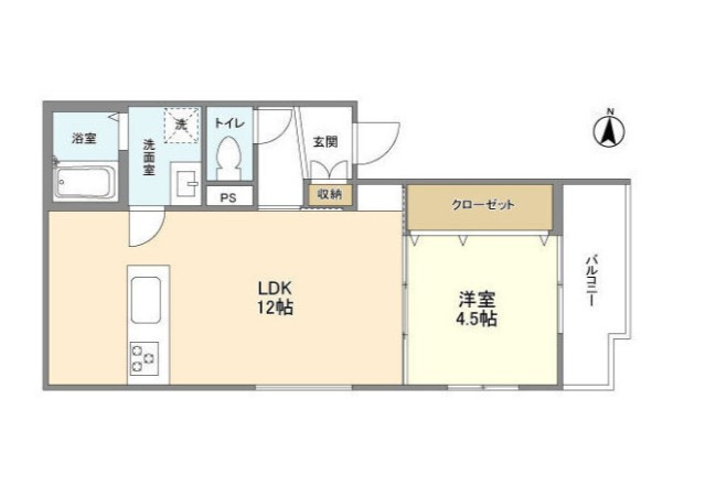 Grand jete 萩原の間取り