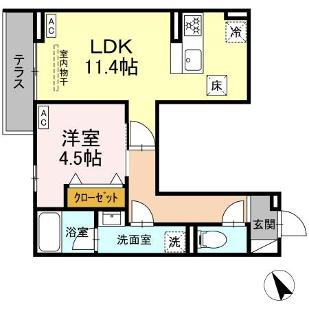 【間取り】 | セレスティア桜上水