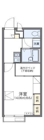 レオパレス富の間取り|代表的な間取のため実際の間取とは異なる場合があります
