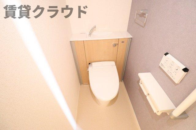 グレイス　ハーモニーのトイレ|落ち着いた色調のトイレです