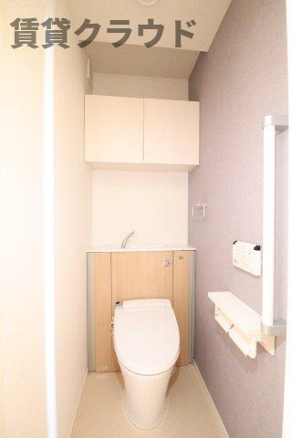 グレイス　ハーモニーのトイレ|落ち着いた色調のトイレです