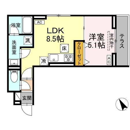 【間取り】 | セレスティア桜上水