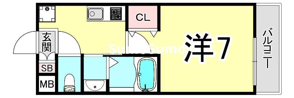 AILE南塚口Vの間取り