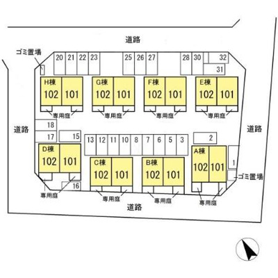 【区画図】 | RHB御成台　A