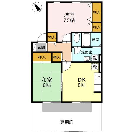 カムールヨシカワの間取り