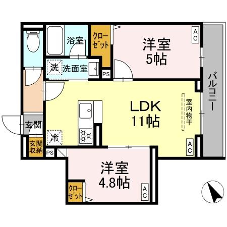【間取り】 | セレスティア桜上水