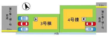 東区三苫２丁目７期 ４号棟の区画図