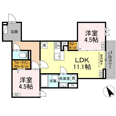 【間取り】 | セレスティア桜上水
