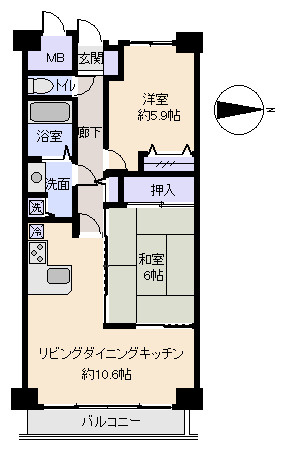 熱海シティヴィラ咲見町の間取り