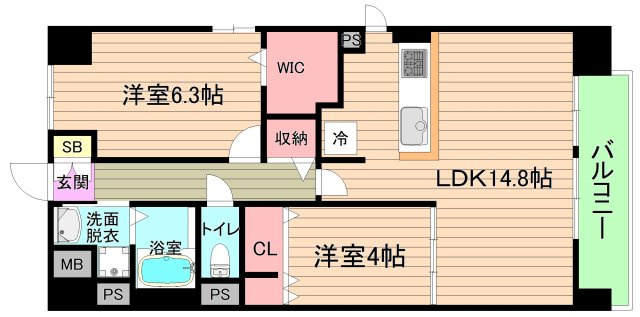 グレイス京橋の間取り
