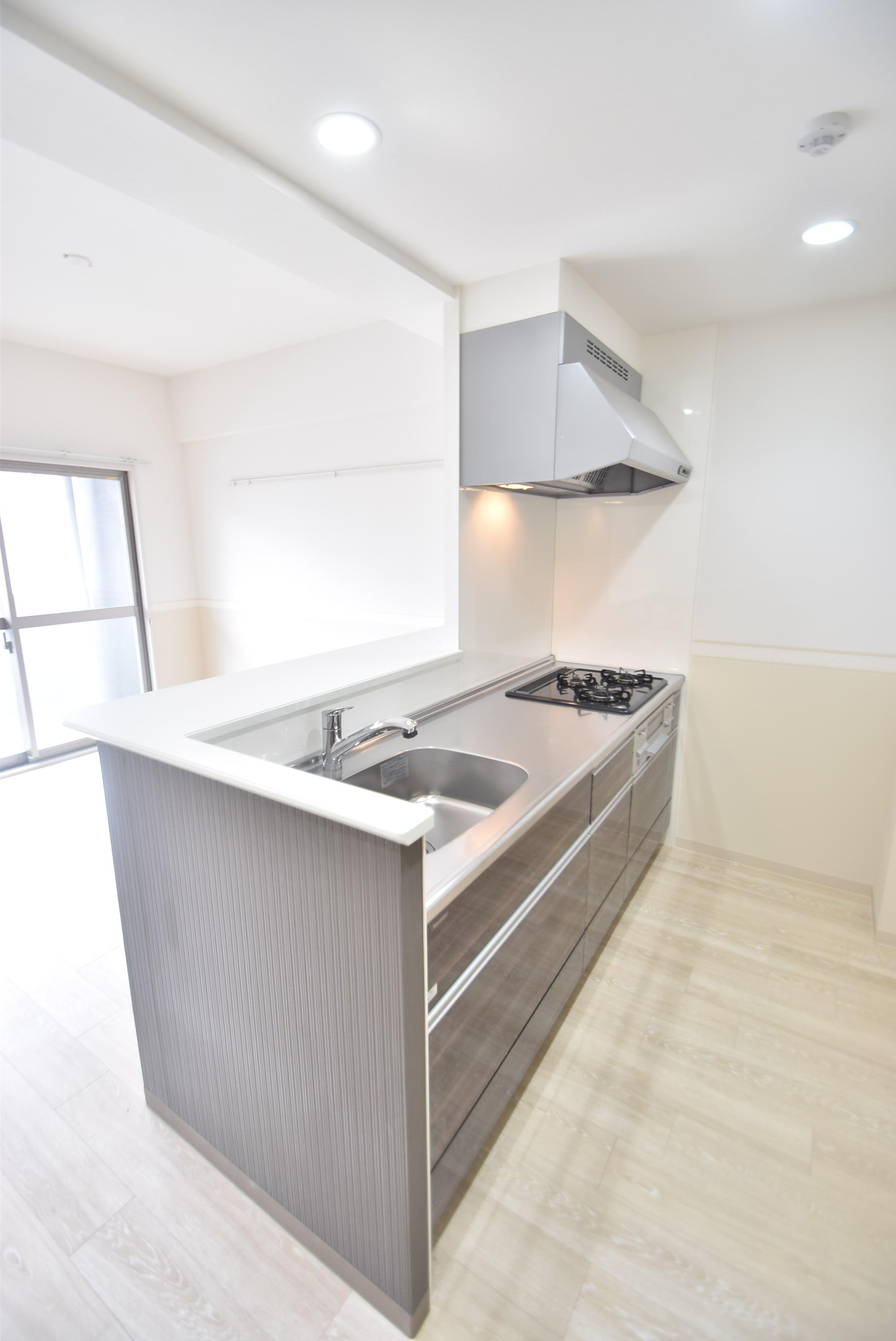 大阪市都島区東野田町５丁目の賃貸マンションのキッチン