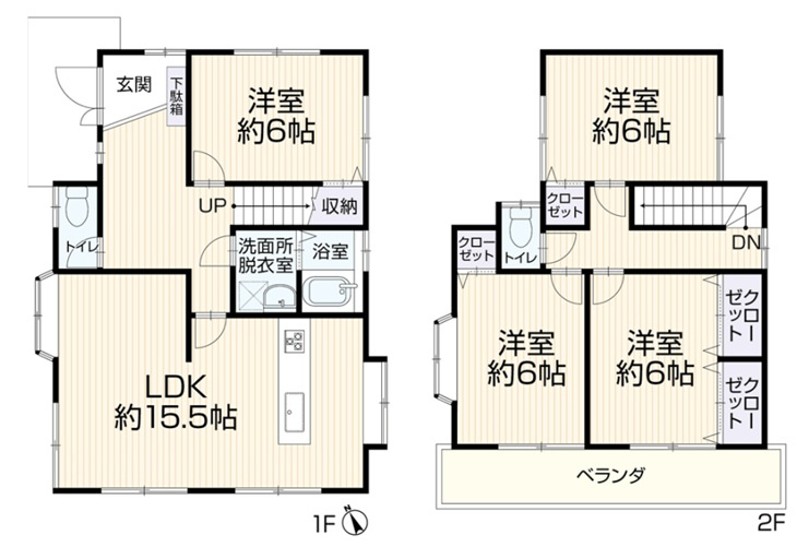 明石市東朝霧丘の間取り