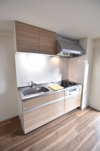 大阪市城東区新喜多１丁目の賃貸マンションのキッチン