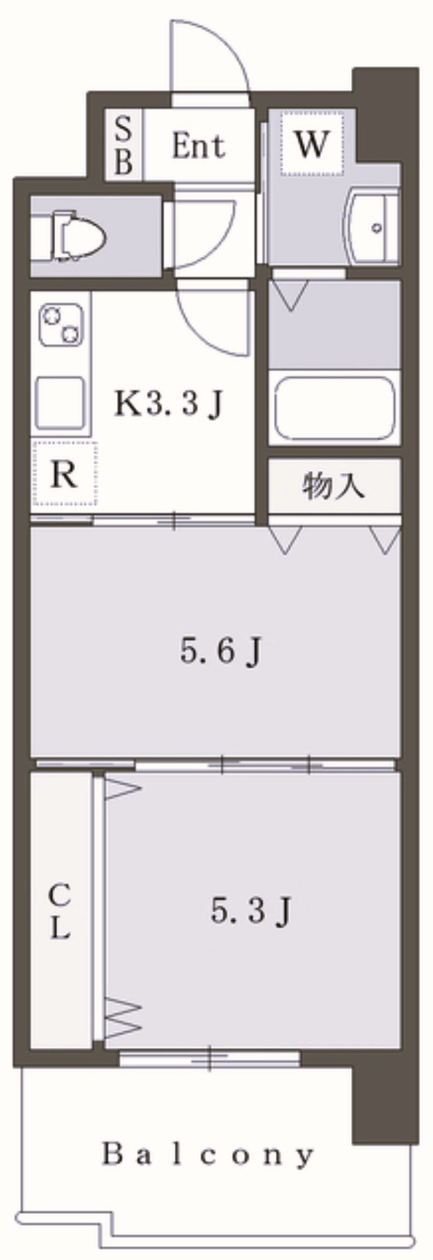 アルティザ小倉の間取り