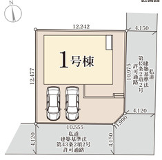 福岡市西区横浜第十八　１号棟の区画図