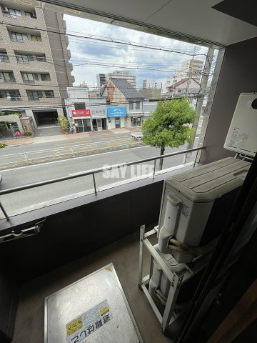幸田マンション新深江のバルコニー