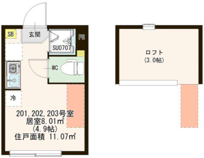 コンフォール板橋 の間取り