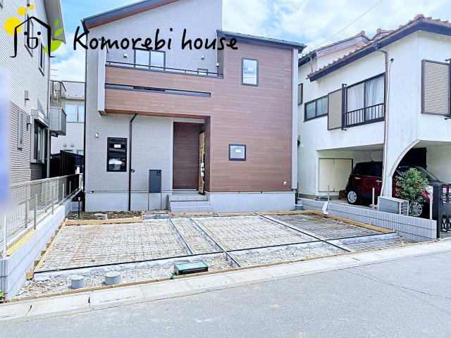 さいたま市西区西大宮4丁目　新築一戸建て　ブルーミングガーデン　01の駐車場|26.6.6　撮影済み