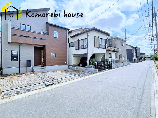 さいたま市西区西大宮4丁目　新築一戸建て　ブルーミングガーデン　01の前面道路含む現地写真|26.6.6　撮影済み