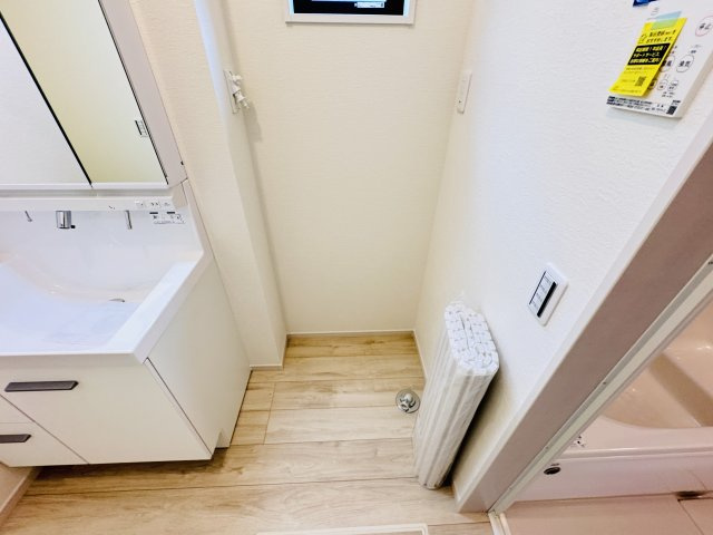 流山市加４丁目新築戸建【流山北小学校:7分】のランドリースペース|洗濯機置き場