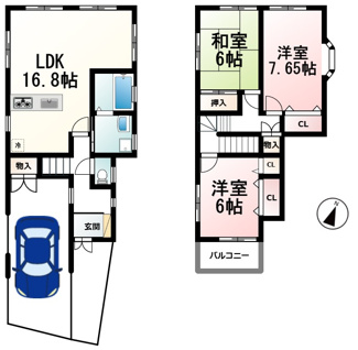 【間取り】 | 大江２丁目