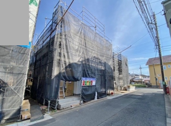 練馬区土支田3丁目 全3棟 B号棟の外観|間口の広い整形地に誕生します
光と風を享受する心地よい立地です(B号棟)