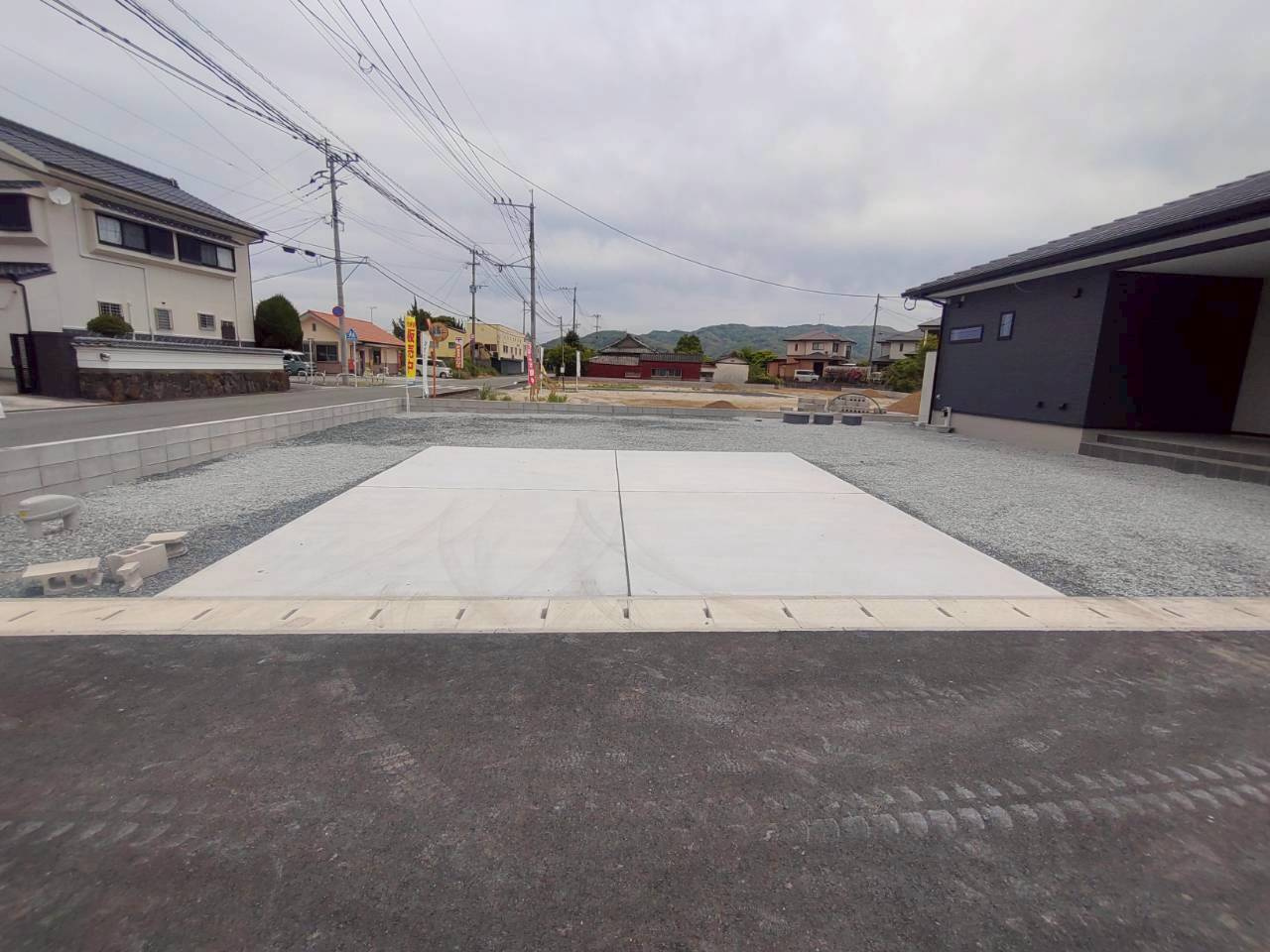 みやま市瀬高町山門の新築一戸建の駐車場