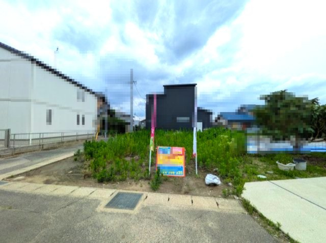 小牧市藤島町居屋敷　新築戸建の外観|建築中