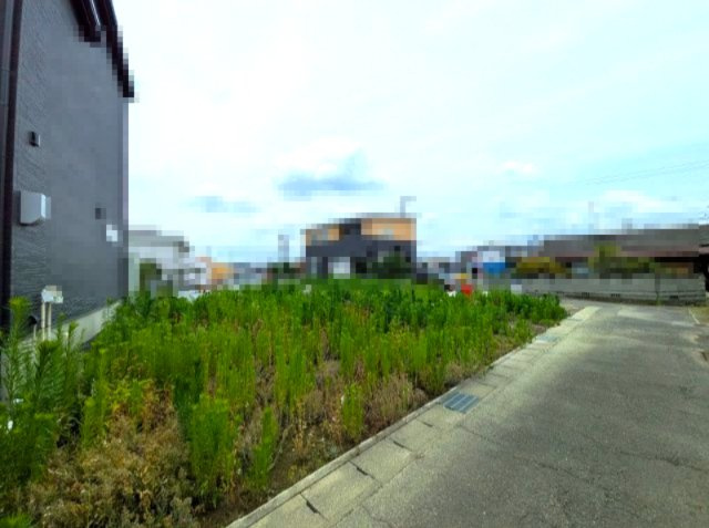 小牧市藤島町居屋敷　新築戸建の前面道路含む現地写真|前面道路含む現地写真です