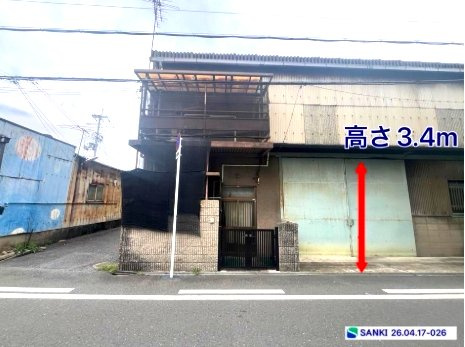 森河内西１丁目倉庫の外観