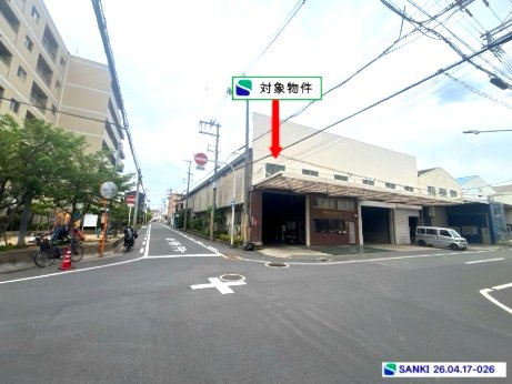 森河内西１丁目倉庫の外観
