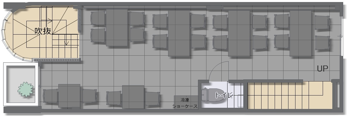 津山市小性町 ３階建 店舗のその他共用部分|2階