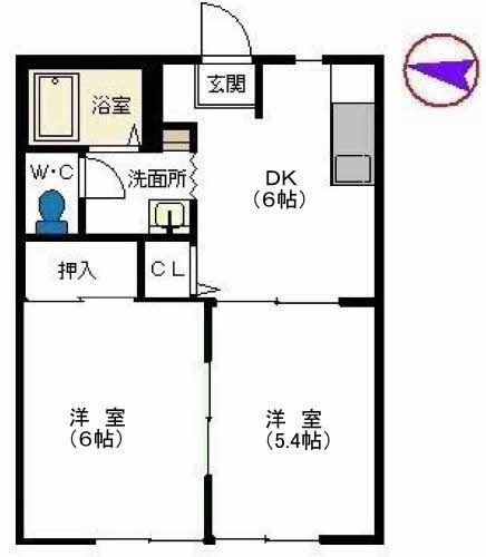 【間取り】 | エントピアレークタウン Ａ棟 