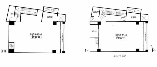 練馬区豊玉上１丁目の一棟マンションの間取り