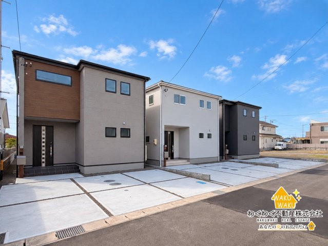 焼津市石津　3期／の前面道路含む現地写真|【1～3号棟】2026年10月23日撮影