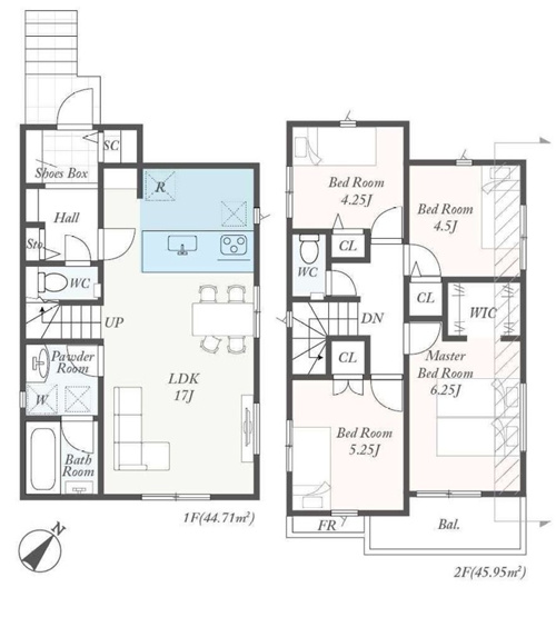【間取り】 | 藤沢市第1大鋸 新築戸建 全1棟