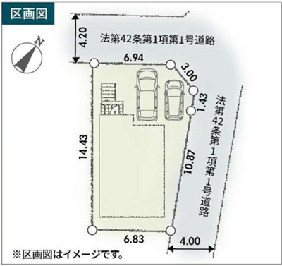 【区画図】 | 藤沢市第1大鋸 新築戸建 全1棟