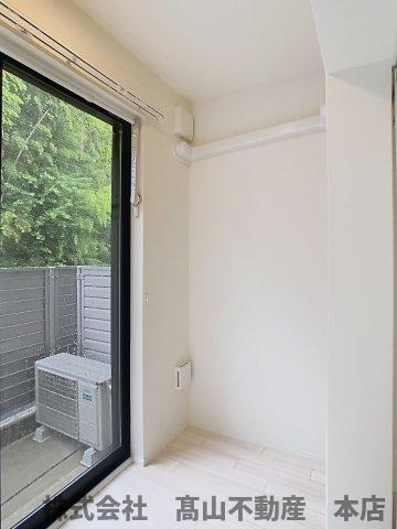 宗像市稲元４丁目のアパートのバルコニー