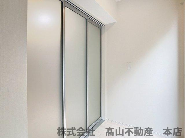 宗像市稲元４丁目のアパートのバルコニー