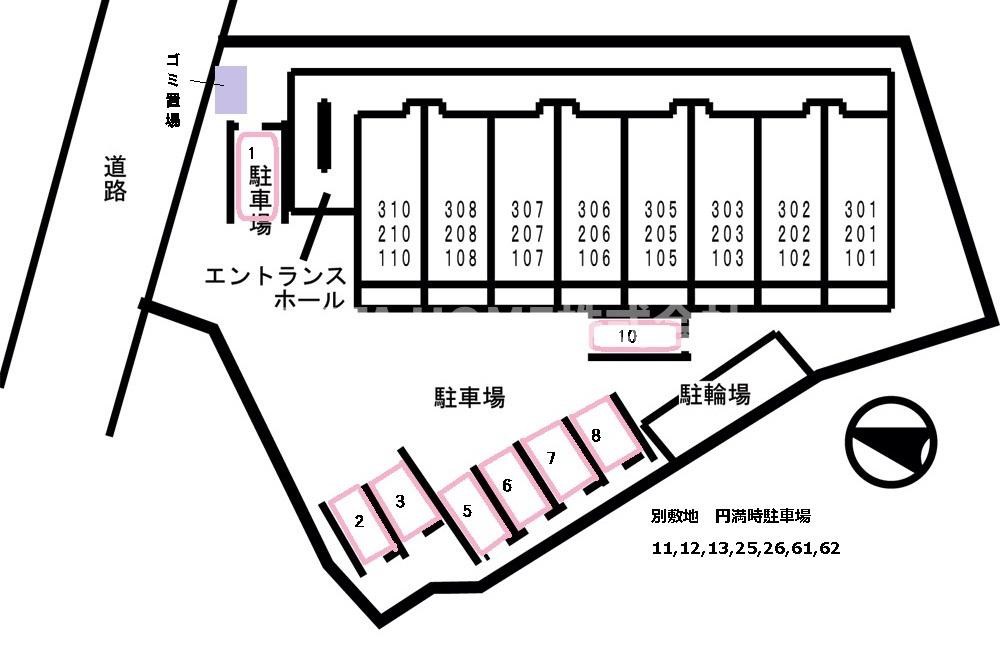 プラティークの区画図