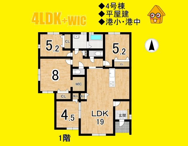 焼津市石津　3期／の間取り